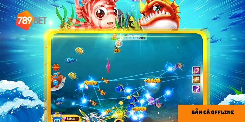 Bắn vào bầy cá giúp tích lũy điểm nhanh hơn.