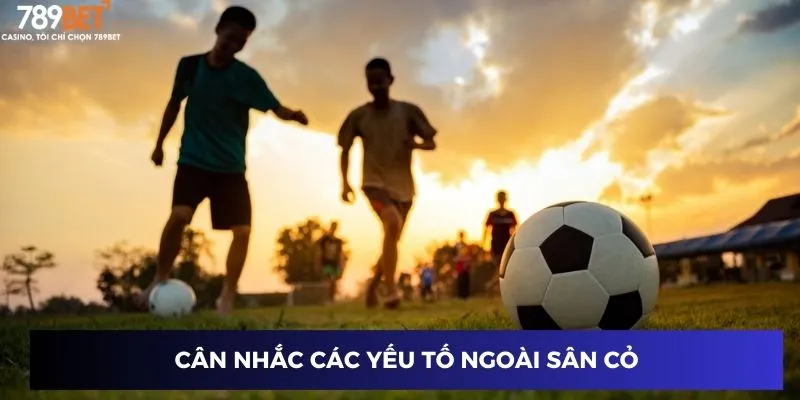 Cân nhắc yếu tố sân cỏ